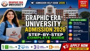 Graphic Era University Admission Help Step by Step Guide 2026 Update