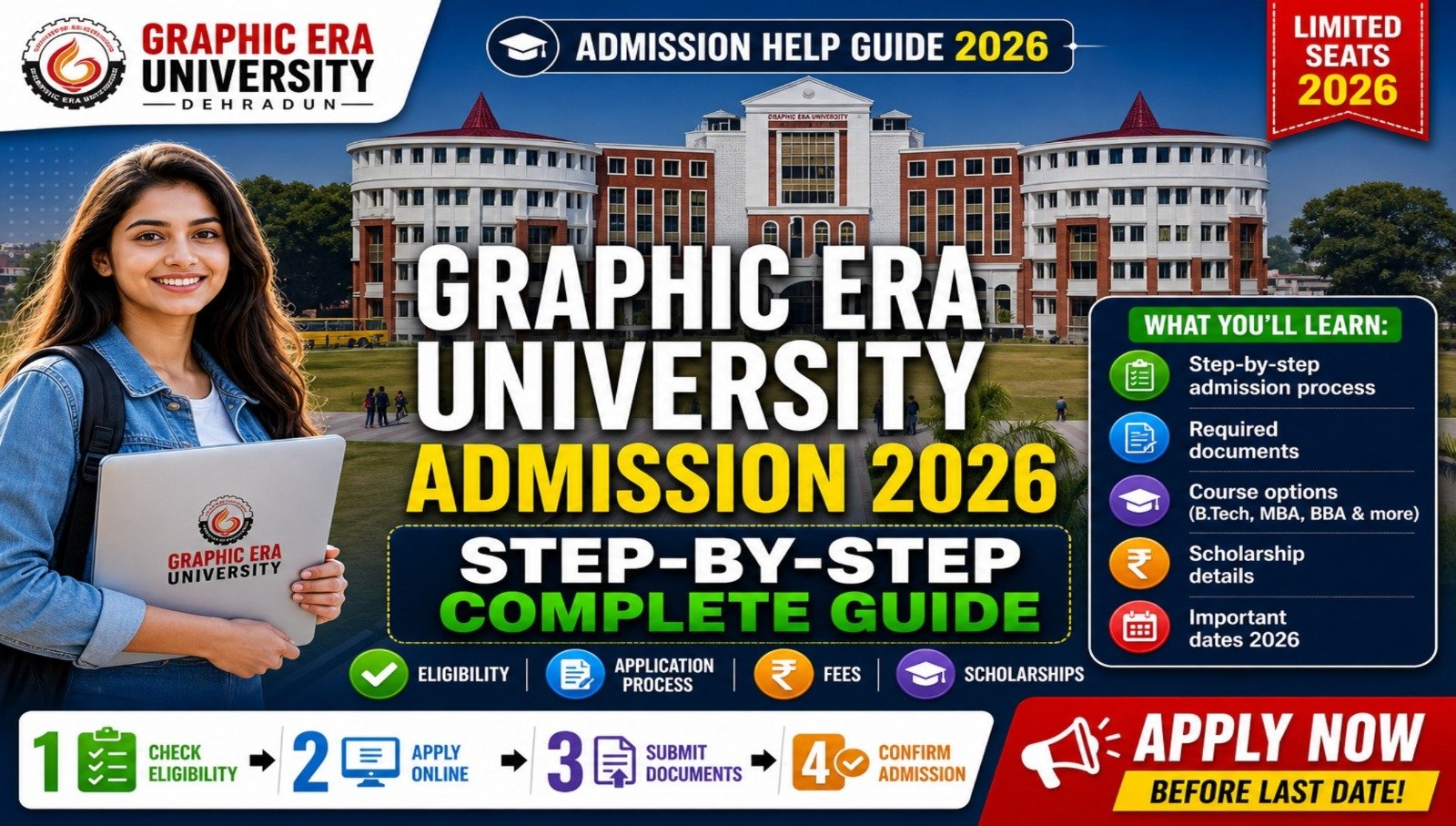 Graphic Era University Admission Help Step by Step Guide 2026 Update