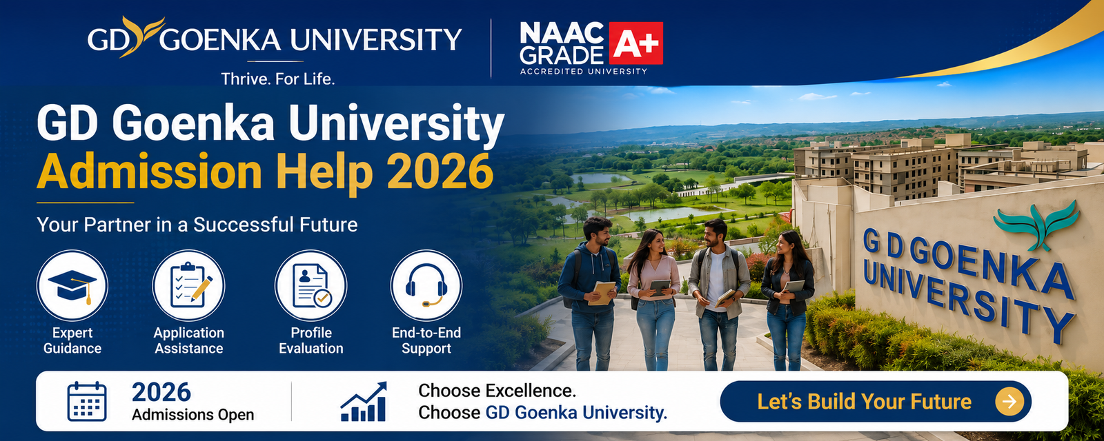 GD Goenka University Admission Help 2026 Update: Complete Guide for Students Seeking Admission
