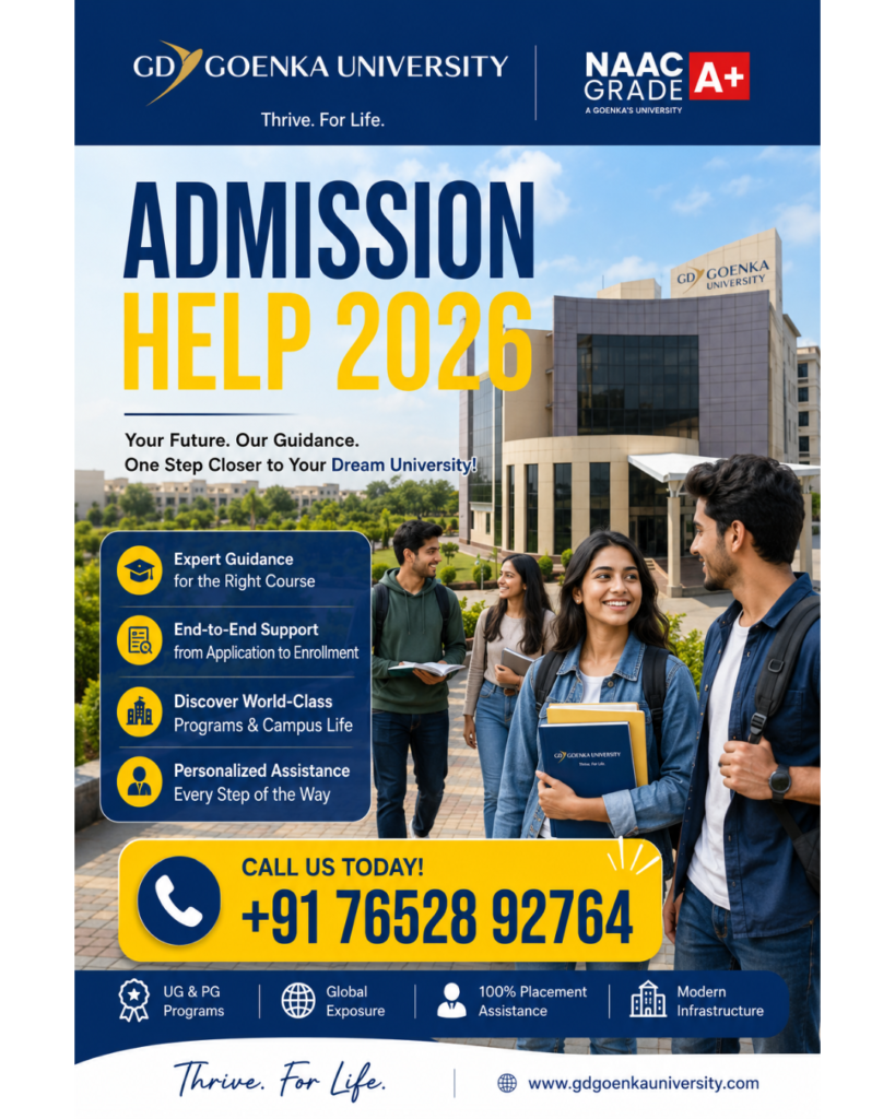 GD Goenka University Admission Help 2026 Update: Complete Guide for Students Seeking Admission 1 Pink Minimalist Kindness Quote Instagram Post