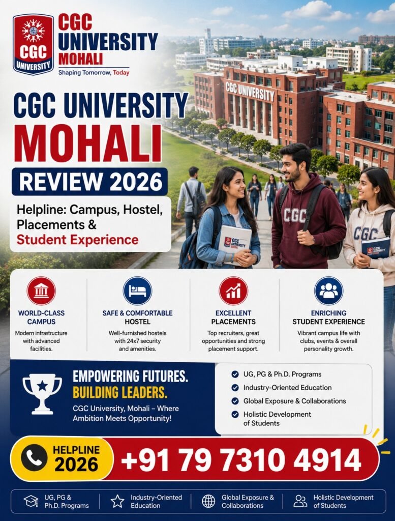 CGC University Mohali Review 2026 Helpline: Campus, Hostel, Placements & Student Experience Update 2 WhatsApp Image 2026 06 13 at 5.43.53 PM