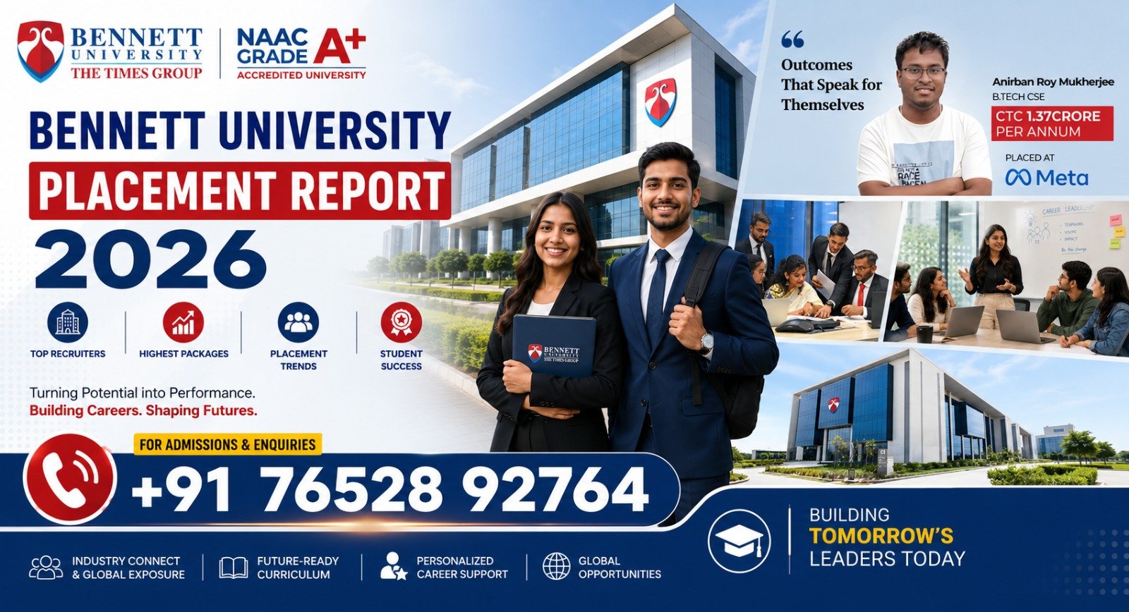 Bennett University Placement Report 2026 Update: Highest Package, Top Recruiters, Average Salary & Career Opportunities 1 Bennett University Placement Report 2026 Update: Highest Package, Top Recruiters, Average Salary & Career Opportunities