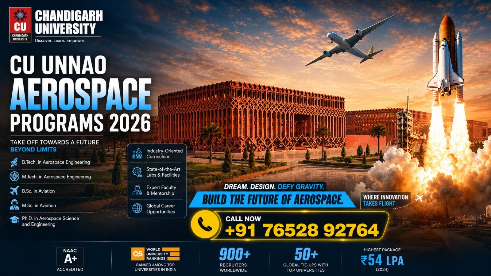 Aerospace Engineering 2026 at CU Unnao: Admission Process, Fees, Eligibility, Placements & Career Scope 1 Aerospace Engineering