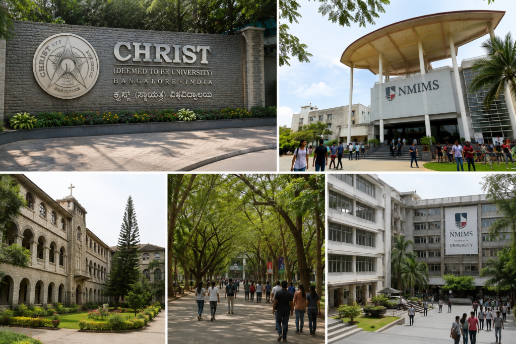 BBA admission 2026 top private colleges campus.