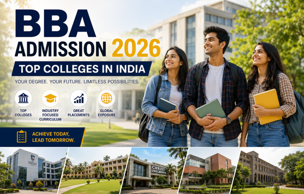 BBA admission 2026 top colleges in India