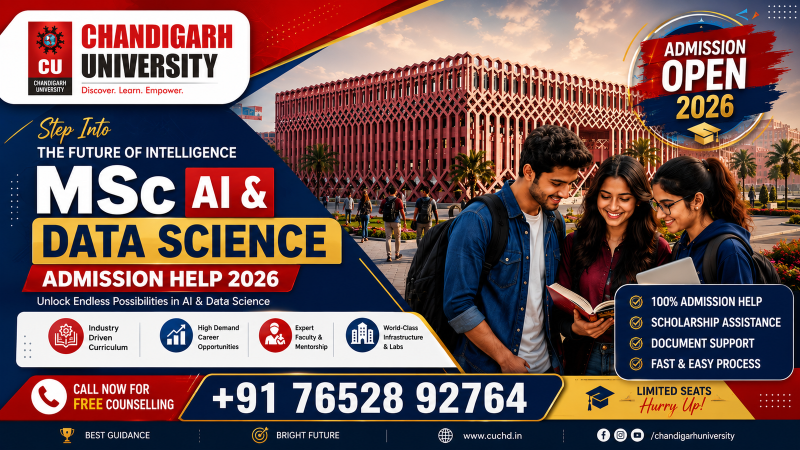 CU Unnao MSc AI & Data Science Admissions Open 2026