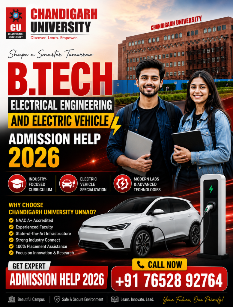 B.Tech Electrical Engineering and Electric Vehicle CU Unnao Admission Help 2026 2 ChatGPT Image Jul 11 2026 05 23 59 PM