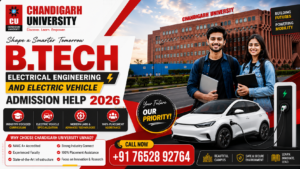 B.Tech Electrical Engineering and Electric Vehicle CU Unnao Admission Help 2026