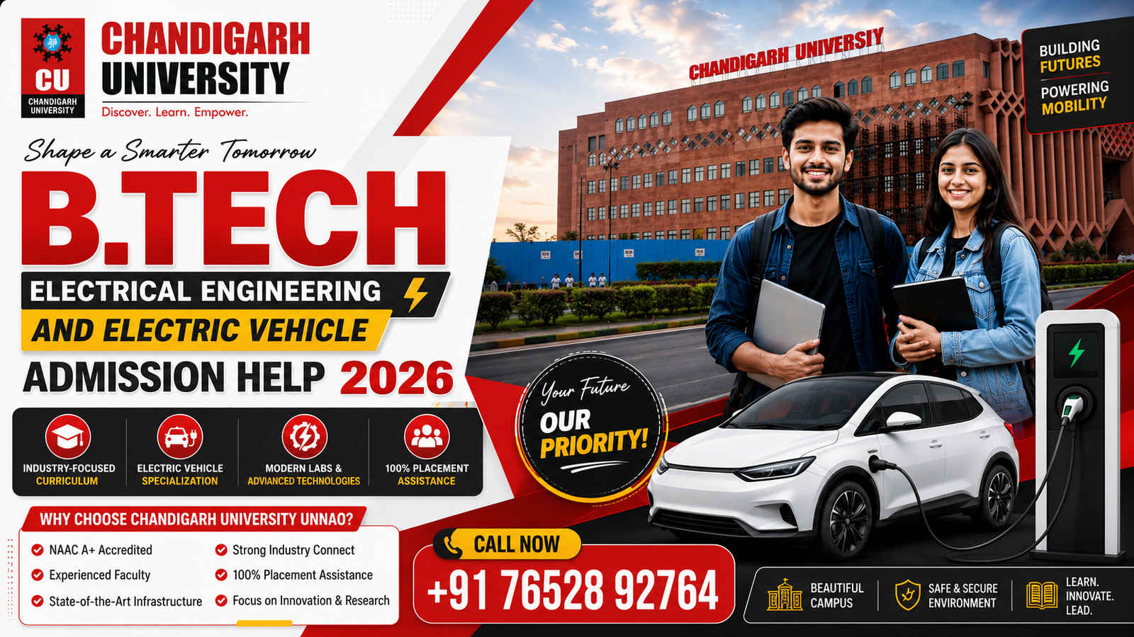 B.Tech Electrical Engineering and Electric Vehicle CU Unnao Admission Help 2026 1 B.Tech Electrical Engineering and Electric Vehicle CU Unnao Admission Help 2026