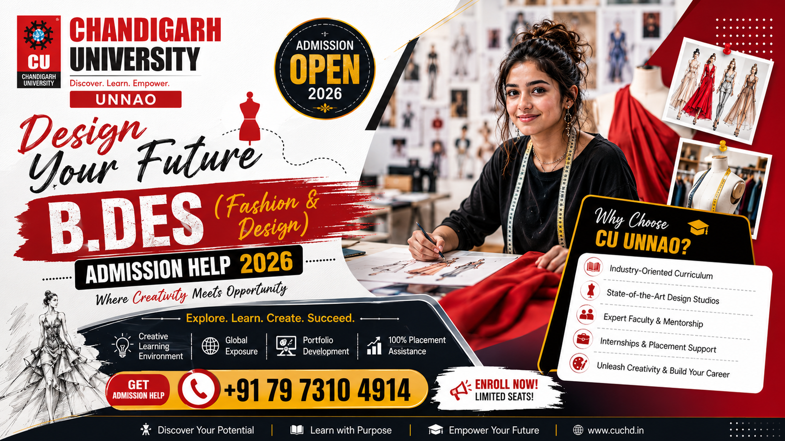 CU Unnao B.Des (Fashion & Design) Admission 2026