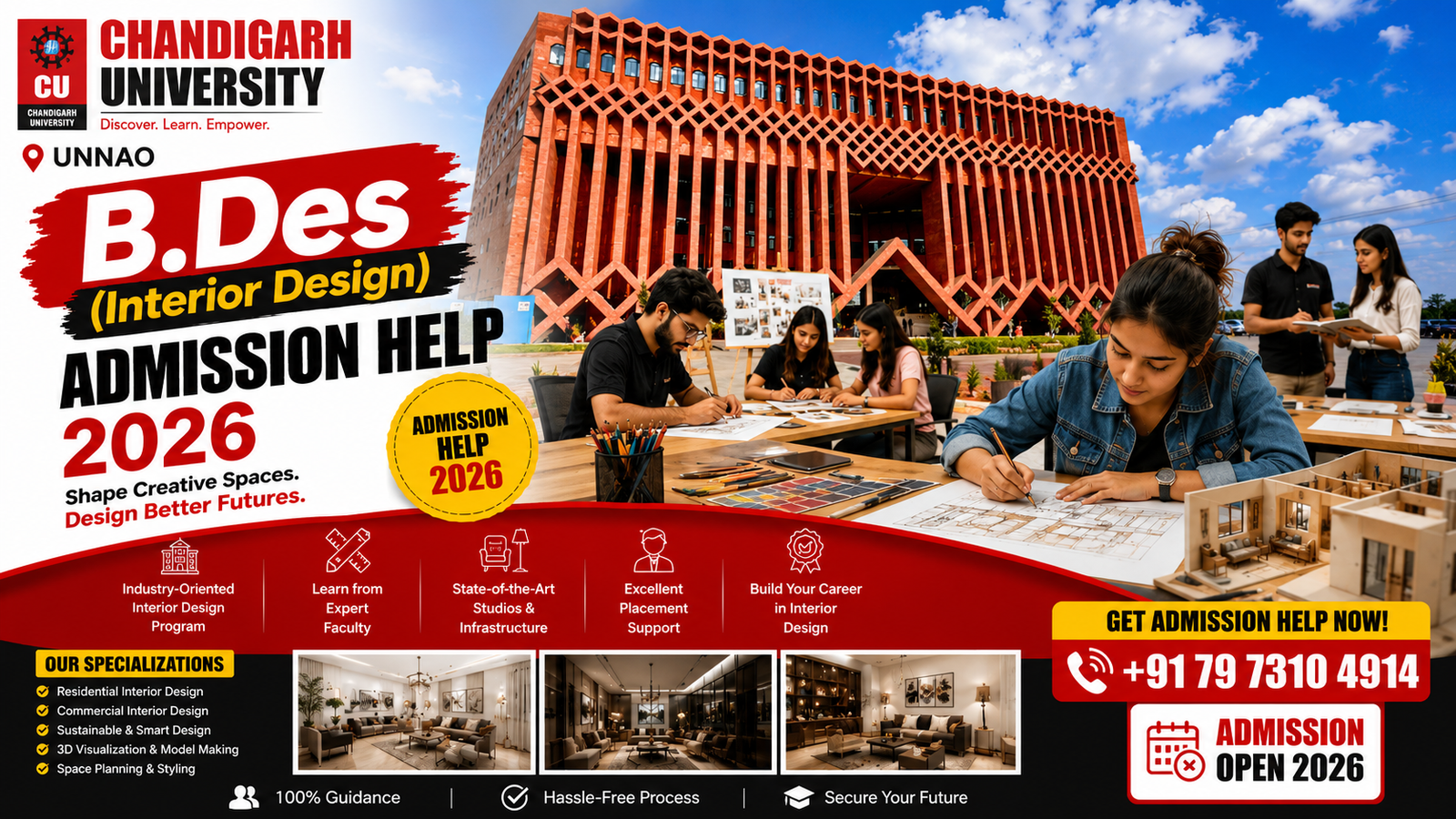 B.Des (Interior Design) Admissions Open 2026 1 B.Des (Interior Design) Admissions Open 2026