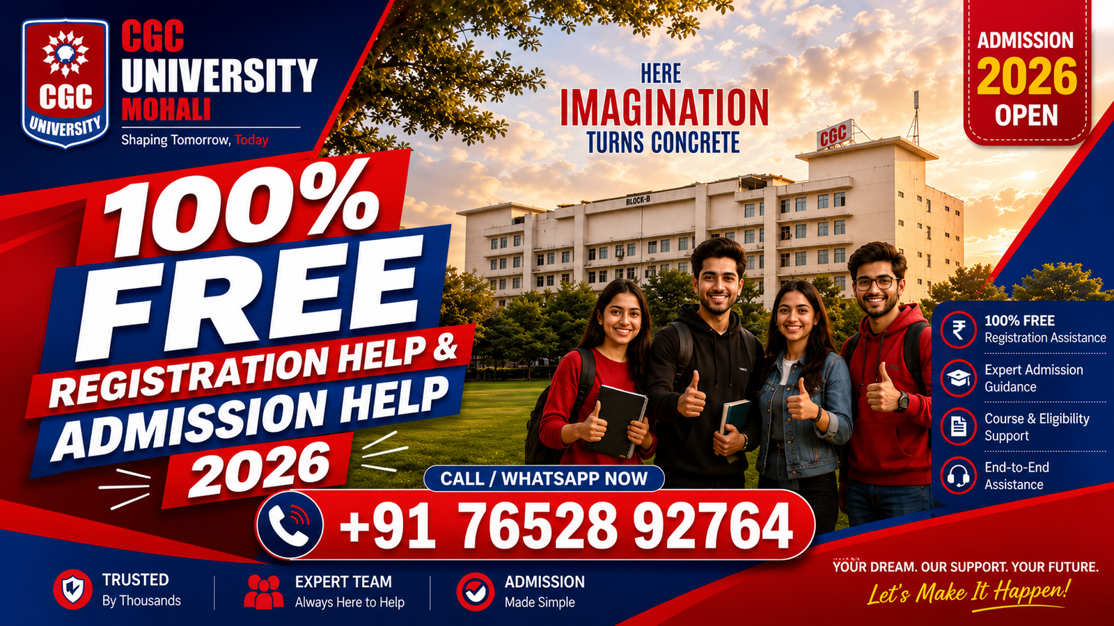 CGC University 100% Free Registration Help & Admission Help 2026 – Complete Guide to Courses, Eligibility, Fees, Scholarships & Admission Process 1 CGC University 100% Free Registration Help & Admission Help 2026 – Complete Guide to Courses, Eligibility, Fees, Scholarships & Admission Process