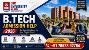 CGC University B.Tech Admission Help 2026: Complete Guide to Eligibility, Courses, Fees, Placements, Scholarships & Admission Process