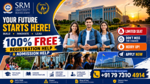 SRM University Delhi-NCR, Sonepat Admission 2026: 100% Free Registration Help & Admission Assistance | Limited Seats – Apply Now!