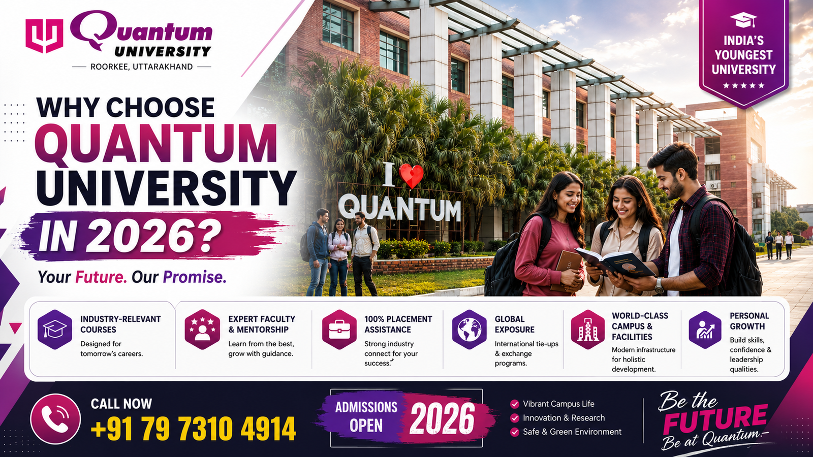 Why Choose Quantum University in 2026? Complete Guide to Courses, Placements, Fees, Scholarships & Campus Life