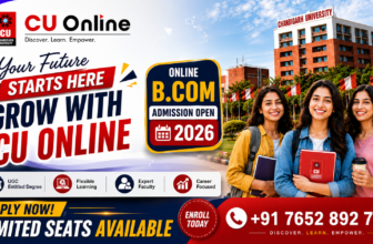 Unlock Your Future with CU Online B.Com Admission 2026