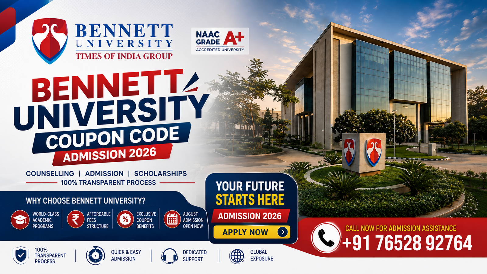 Bennett University Coupon Code| Admission 2026 | Fees| August Admission 2026-27 1 Bennett University Coupon Code| Admission 2026 | Fees| August Admission 2026-27