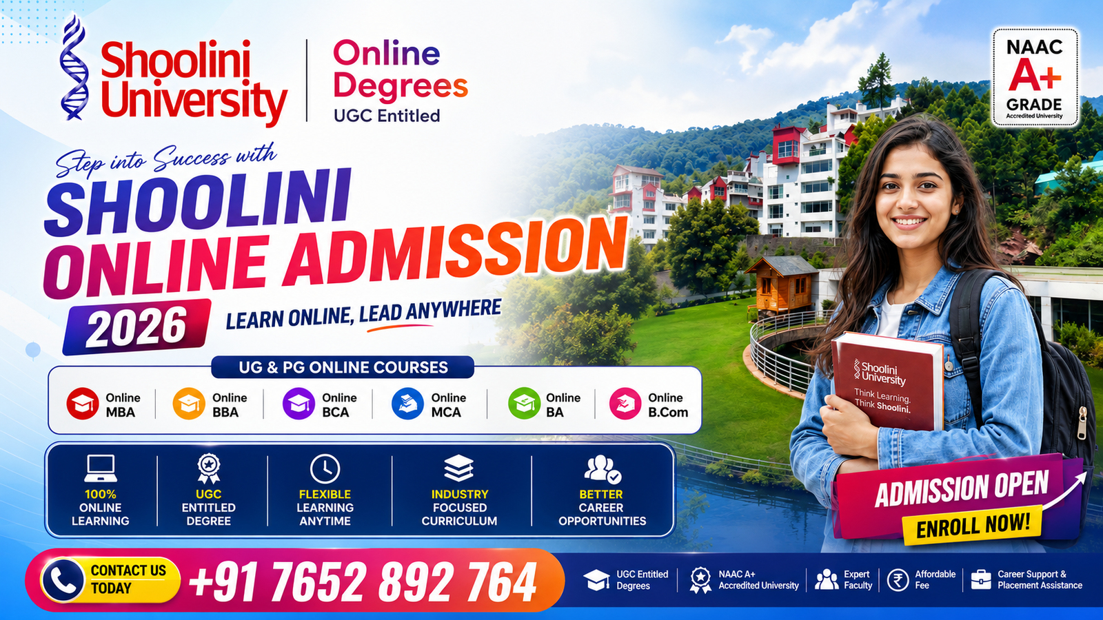 Unlock Your Future with Shoolini Online Admission 2026 – Courses, MBA, BBA, BCA, MCA, BA & B.Com 1 Unlock Your Future with Shoolini Online Admission 2026 – Courses, MBA, BBA, BCA, MCA, BA & B.Com