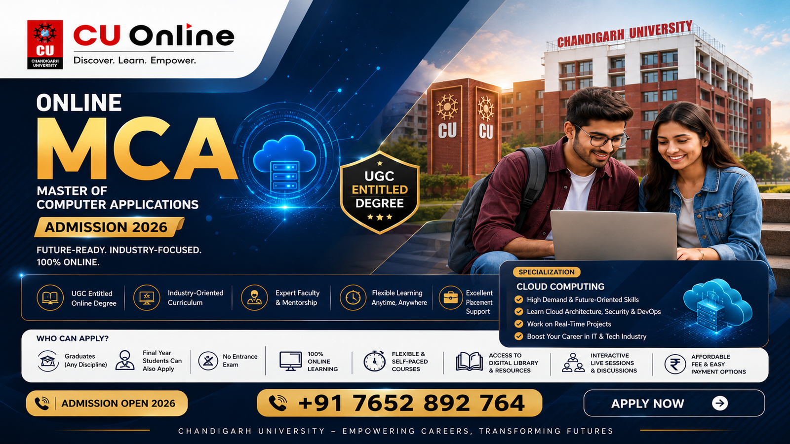 Best Online MCA in India – Chandigarh University Online MCA Admission 2026: Complete Guide