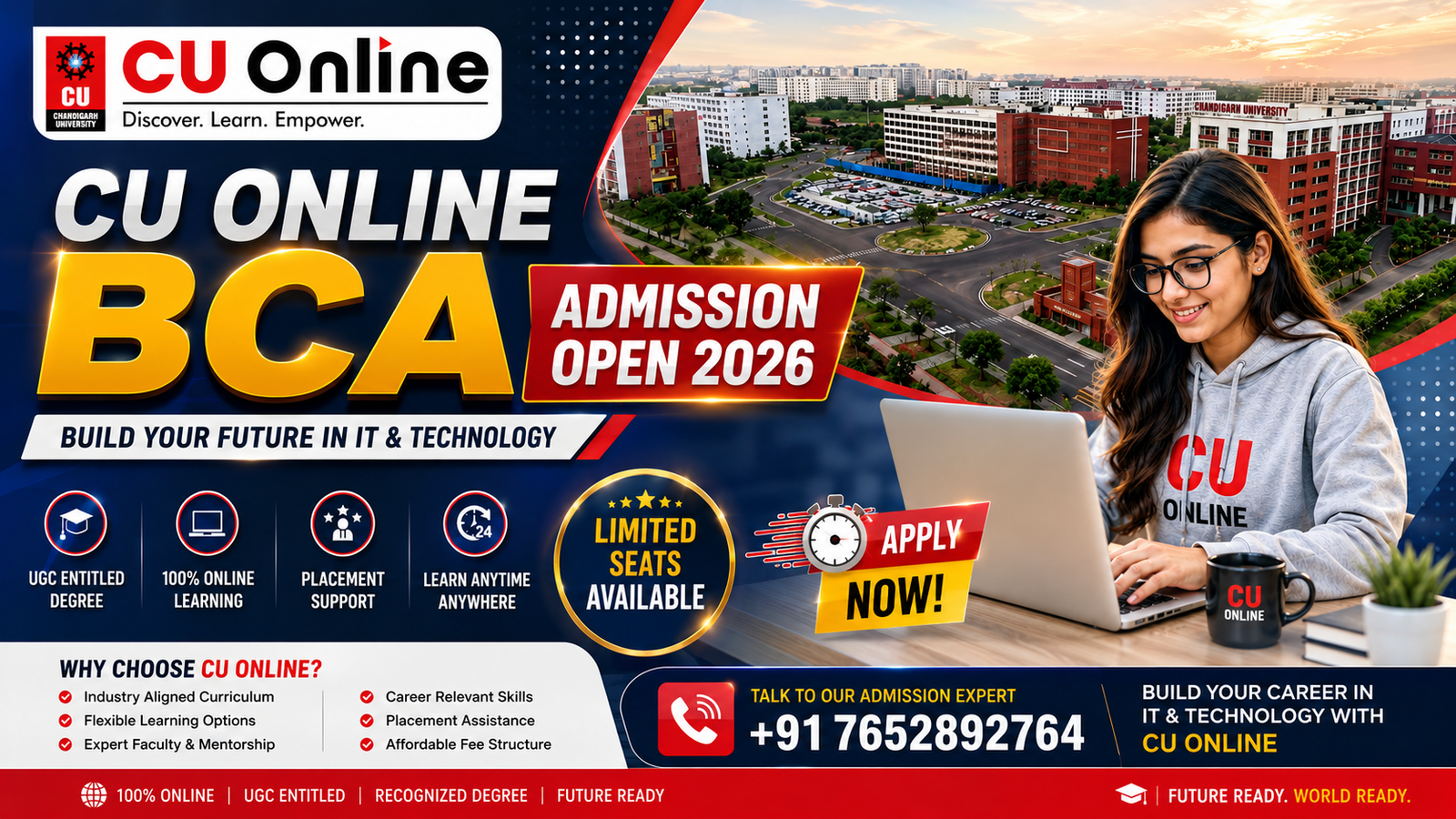 Unlock Your Future with CU Online BCA: Admission 2026, Eligibility, Fees & Career Guide
