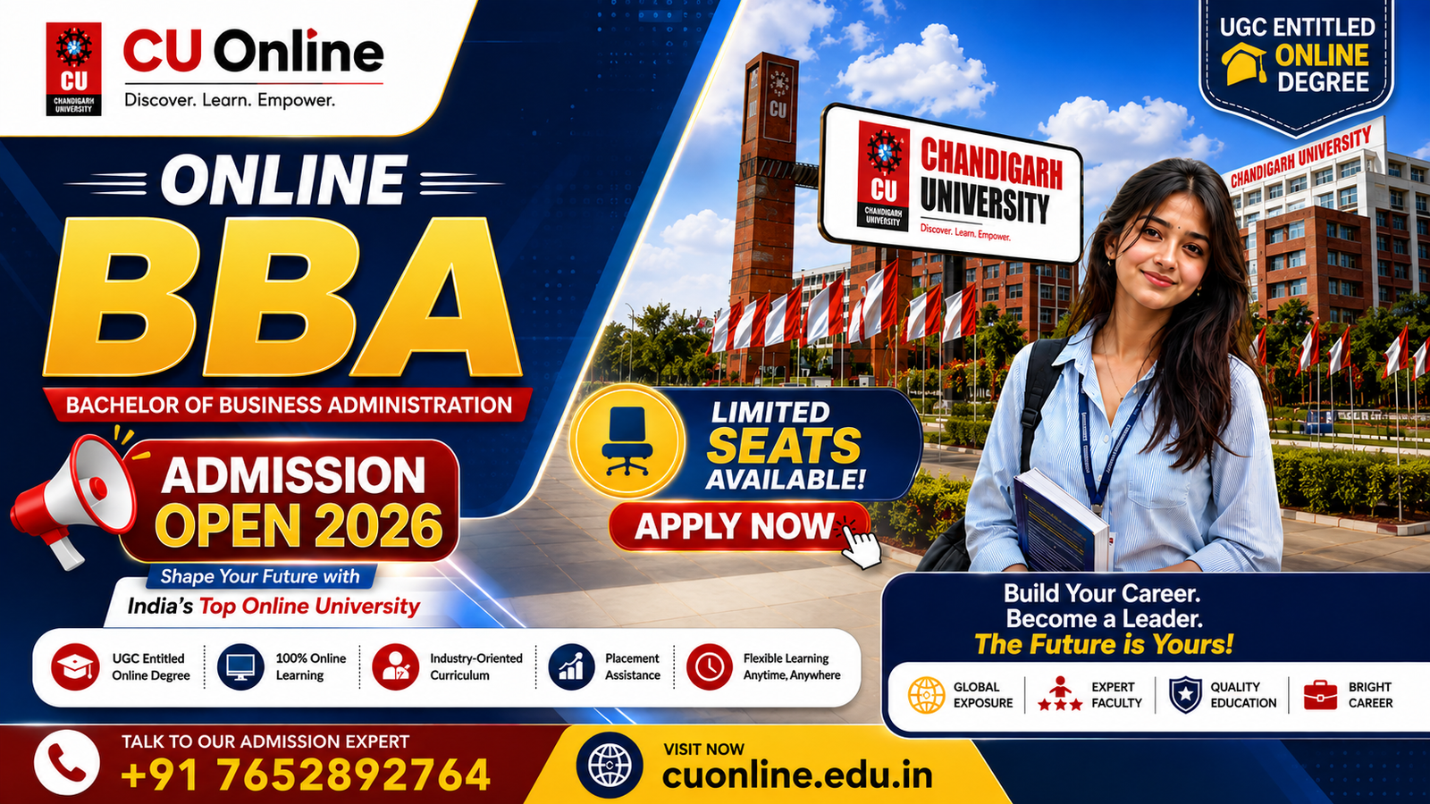 Unlock Your Future with CU Online BBA Admission 2026: Fees, Eligibility, Admission Process & Career Opportunities