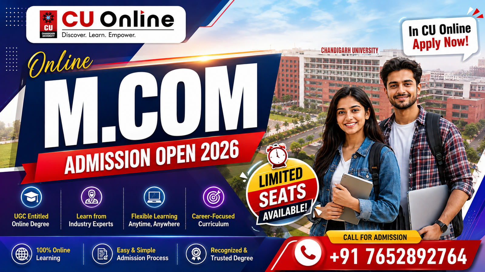 Unlock Your Future with CU Online M.Com: A Complete Guide to Online M.Com Admission, Eligibility, Fees & Career Opportunities 1 Unlock Your Future with CU Online M.Com: A Complete Guide to Online M.Com Admission, Eligibility, Fees & Career Opportunities
