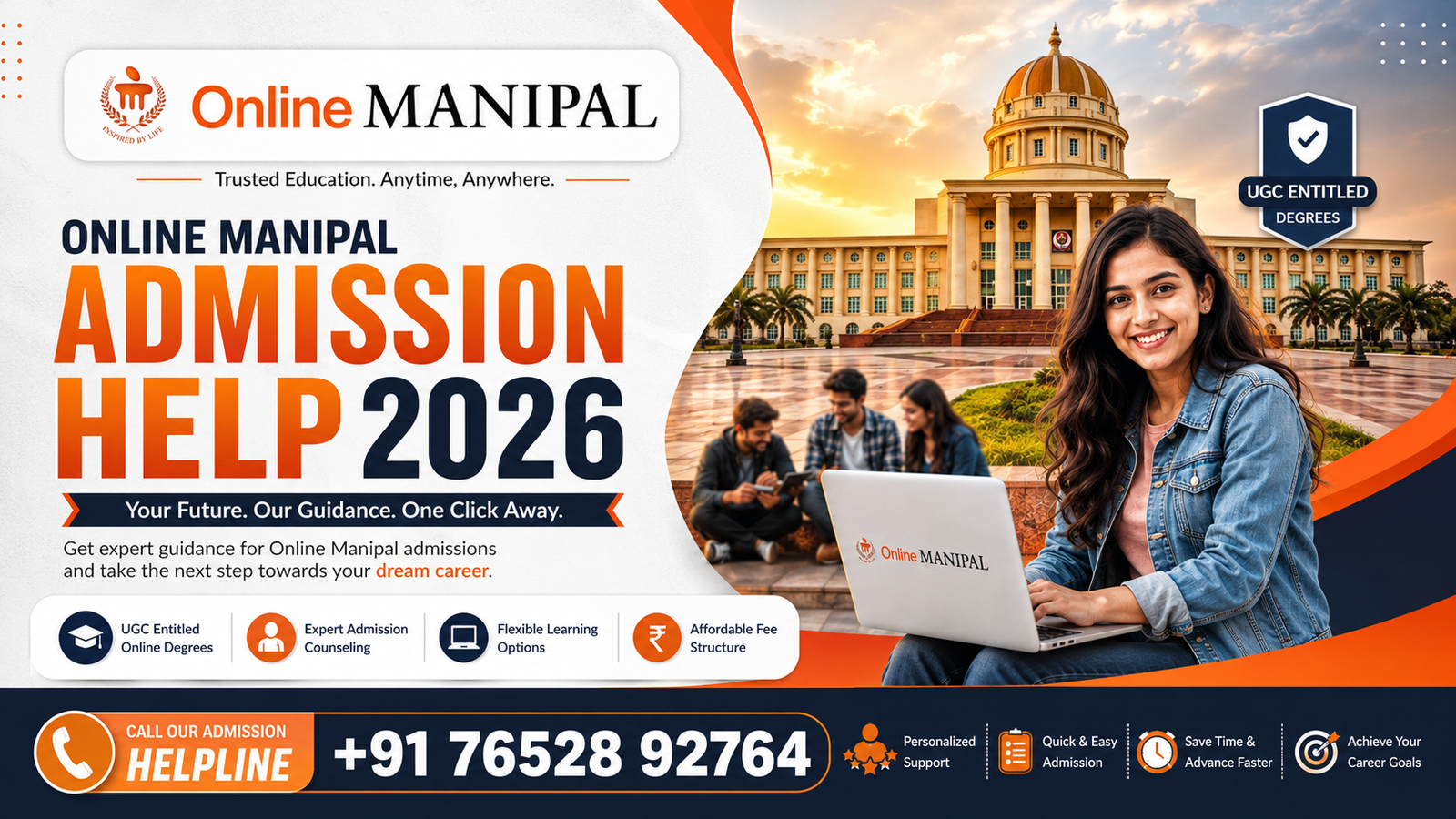 Online Manipal Admission Help 2026: Courses, Eligibility, Fees, Application Process & Complete Admission Guide