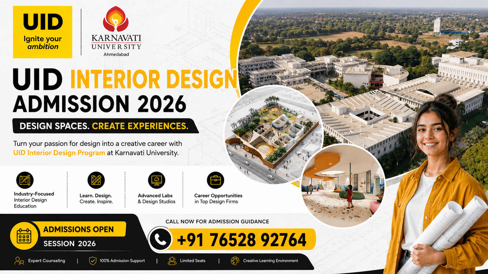 UID Interior Design Admission 2026: Courses, Eligibility, Admission Process, Fees & Career Opportunities 1 UID Interior Design Admission 2026: Courses, Eligibility, Admission Process, Fees & Career Opportunities