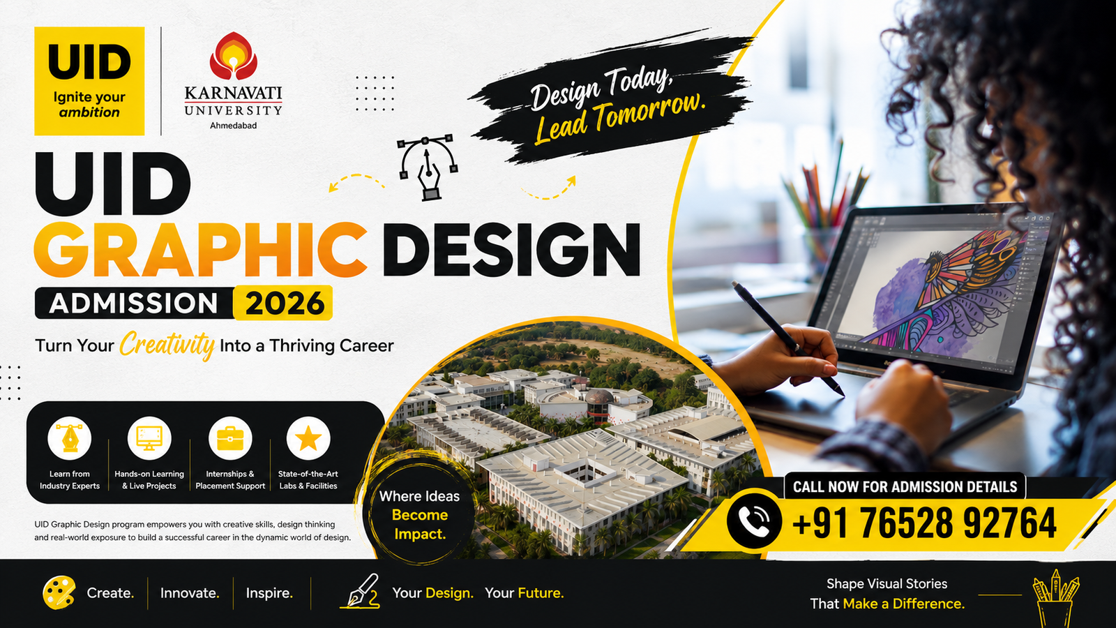 UID Graphic Design Admission 2026: Courses, Eligibility, Admission Process, Career Scope & Complete Guide