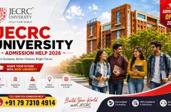 JECRC University Admission Help 2026: Complete Guide to Eligibility, Courses, Fees, Scholarships, Placement & Application Process