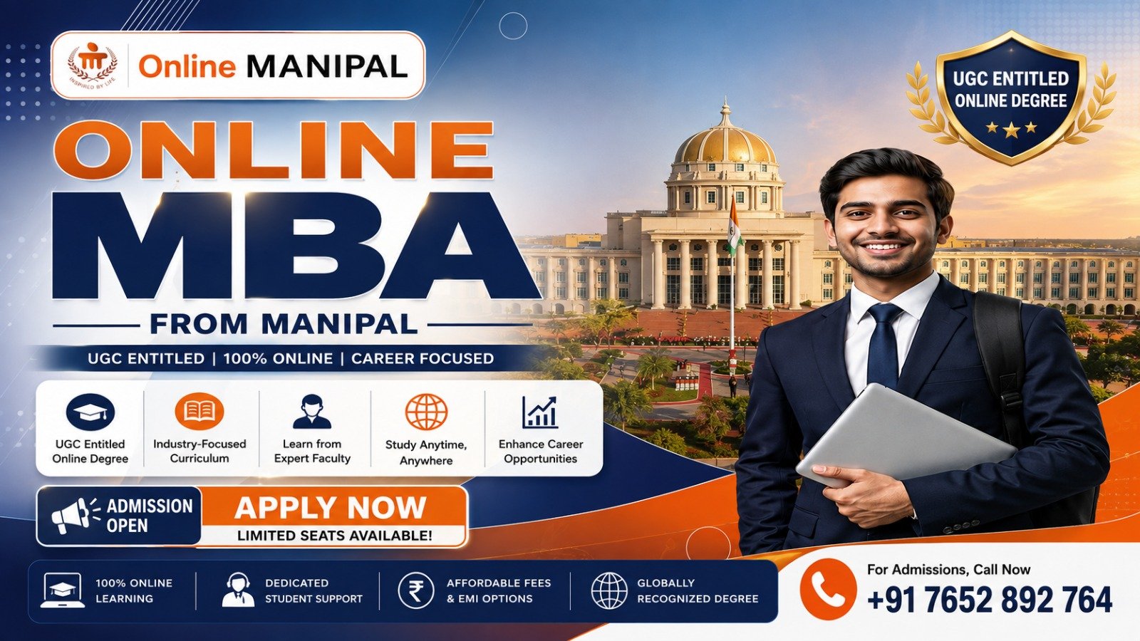 Manipal Online MBA Fees 2026: Complete Guide to Fees, Eligibility, Admission Process & Career Opportunities