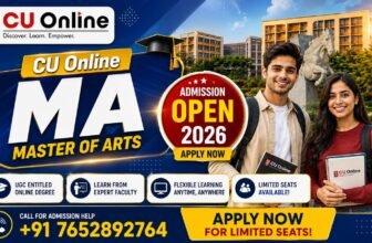Unlock Your Future with CU Online MA: A Complete Guide to Online MA Admission 2026
