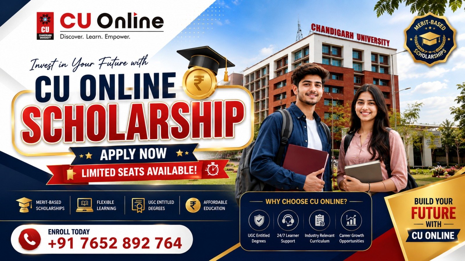 CU Online Scholarship 2026: Eligibility, Benefits, Application Process, Fees Support & Complete Guide