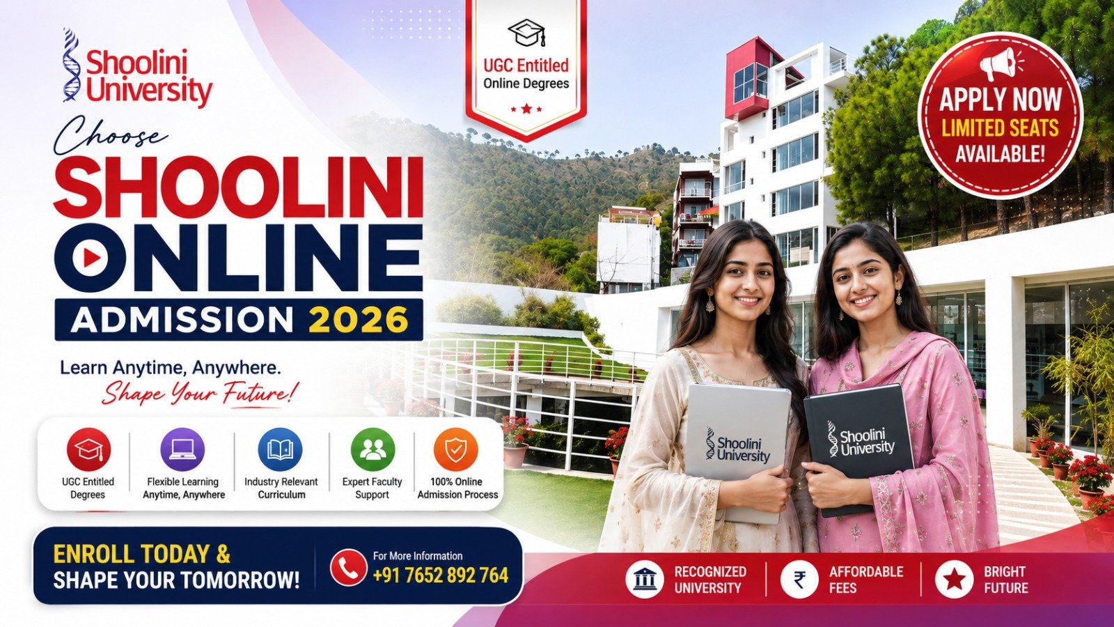 Shoolini University Online Admission: Complete Guide to Courses, Eligibility, Fees and Admission Process