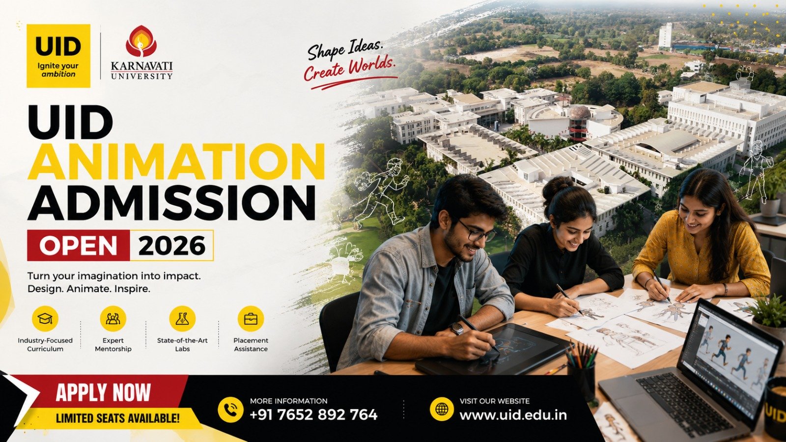 UID Animation Admission 2026: Complete Guide to Eligibility, Admission Process, Fees, Career Scope and More