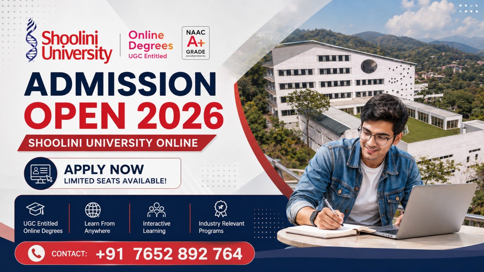 Shoolini University Admission 2026: Complete Guide to Courses, Eligibility, Fees and Admission Process