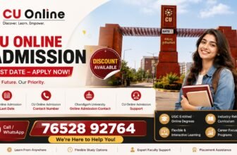 CU Online Admission Last Date 2026: Chandigarh University Online Admission Contact, Support and Application Guide