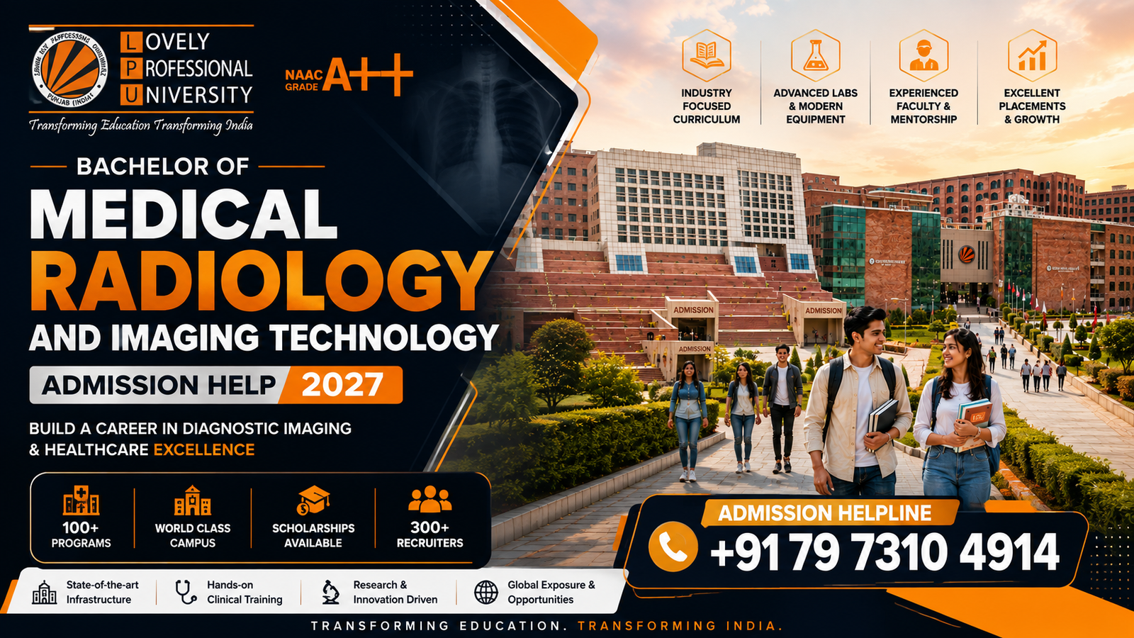 LPU Bachelor of Medical Radiology and Imaging Technology Admission 2027: Course, Eligibility, Fees, Career Scope & Admission Guide