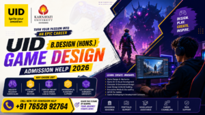 UID B.Design (Hons.) Game Design Admission 2026: Course, Eligibility, Admission Process, Skills & Career Scope