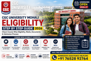 CGC University Admissions Guide 2026-27