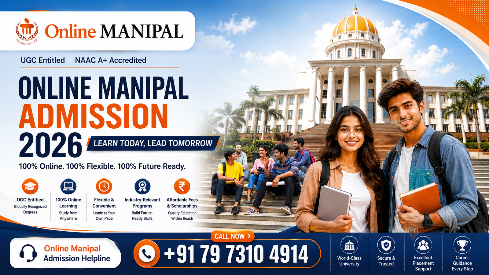Online Manipal Admission Helpline Number +91 79 7310 4914 | Online Manipal Admission 2026