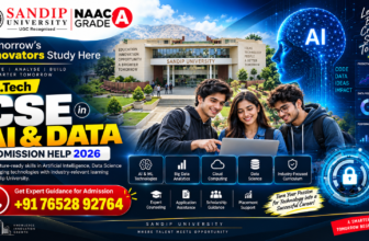 Sandip University B.Tech CSE in AI & Data Admission 2026: Course, Eligibility, Fees, Career Scope & Admission Guide