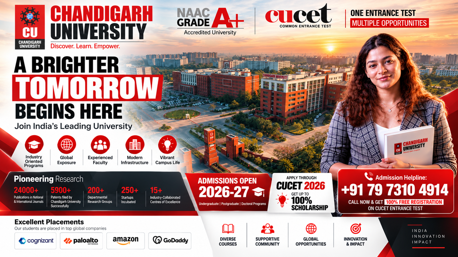 Chandigarh University Admission Helpline Number