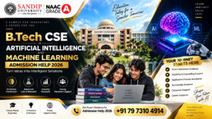 Sandip University B.Tech CSE in Artificial Intelligence and Machine Learning Admission 2026: Complete Guide
