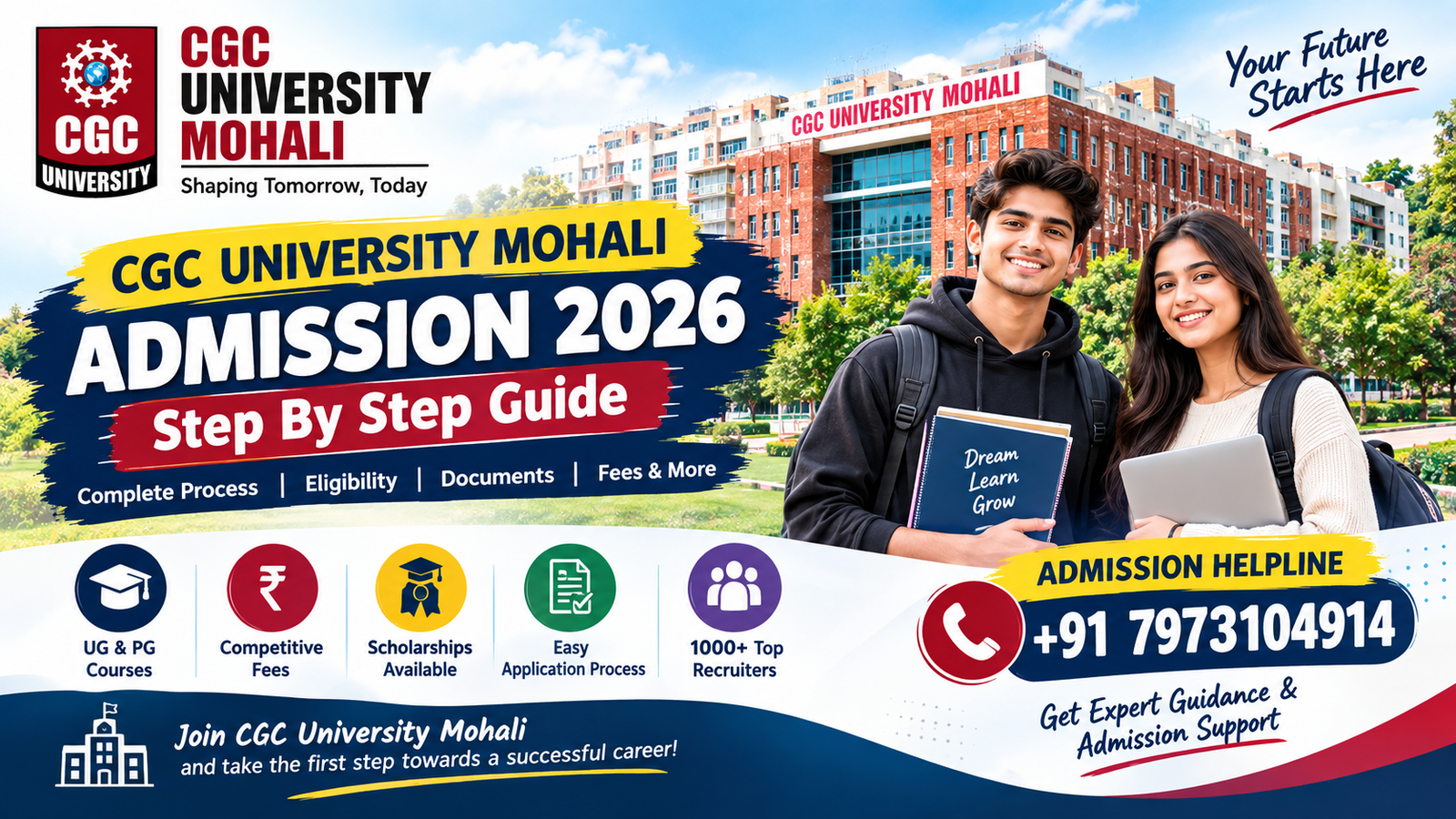 CGC University Mohali Top Recruiters 2026 – Placement Companies, Packages, Career Opportunities & Placement Process 1 CGC University Mohali Admissions Guide