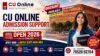 CU Online Admission 2026: Courses, Fees, Eligibility, Admission Process & Discount Available