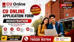 CU Online 2026: Chandigarh University Online Admission, Application Form, Registration and Courses