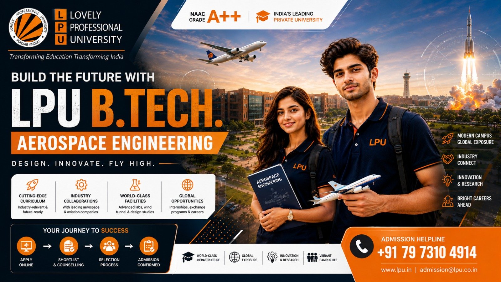 LPU B.Tech Aerospace Engineering Admission 2027: 9 Reasons to Build Your Future in Aerospace Engineering