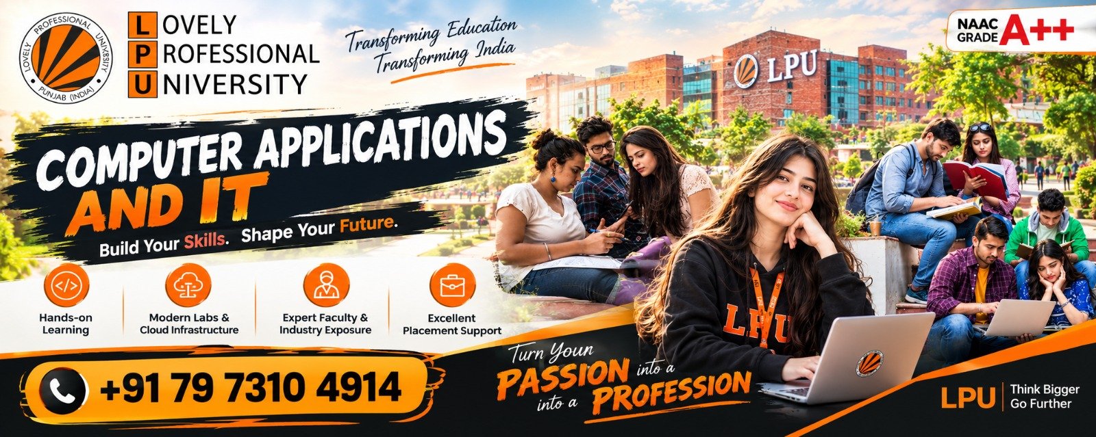 Computer Applications and IT at Lovely Professional University (LPU) Admission 2027: Courses, Eligibility, Fees, Career Opportunities & Admission Process 1 Computer Applications and IT at Lovely Professional University (LPU) Admission 2027: Courses, Eligibility, Fees, Career Opportunities & Admission Process