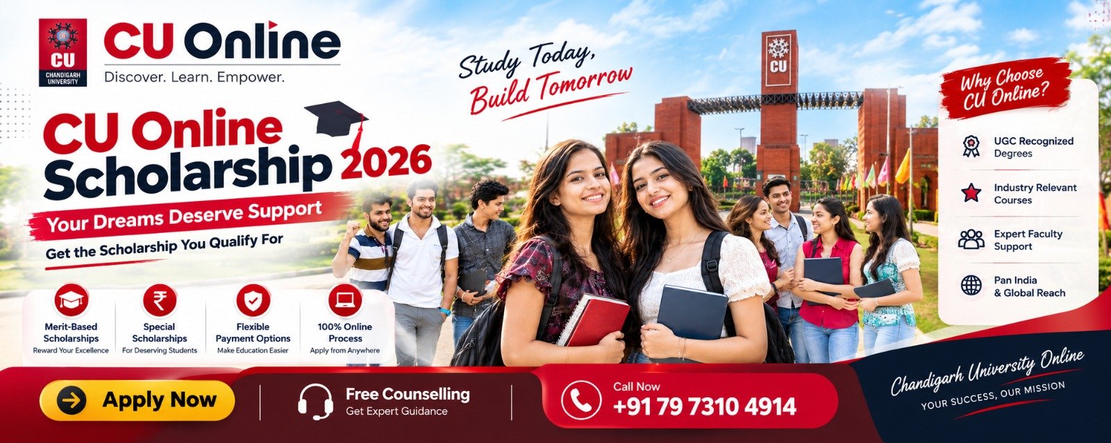 CU Online Scholarship 2026: Eligibility, Benefits, Application Process & FAQs